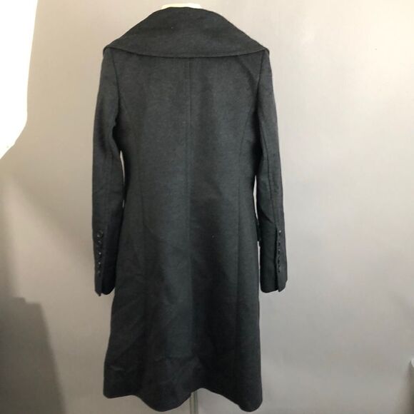 BCBG Grey Wool Coat  - Picture 5 of 8